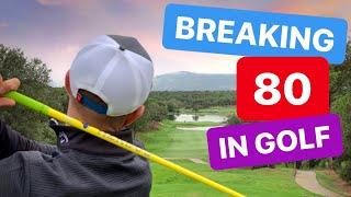 ON COURSE GOLF TIPS BREAKING 80 IN GOLF
