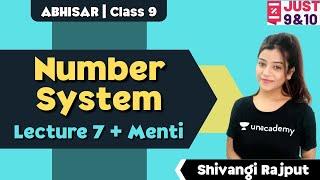 Abhisar Series | Number System L6 | Menti | CBSE Class 9 | Just 9th and 10th | Shivangi Rajput