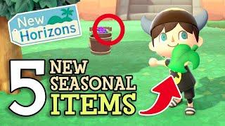 Animal Crossing New Horizons: 5 NEW SEASONAL ITEMS REVEALED (Upcoming Exclusive Event Items) Wave 2