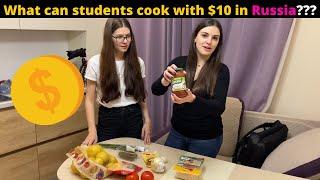 What FOOD can STUDENTS cook with $10 in RUSSIA?