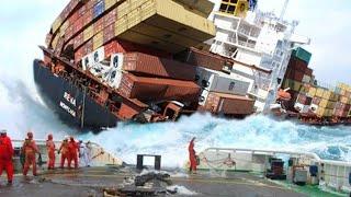 Top 10 Extremely Dangerous Big Ship Crashing ! Worst Accidents Compilation