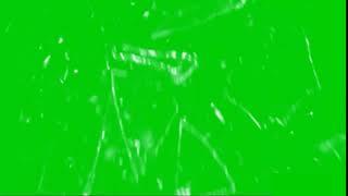 Green screen glass break fx effect