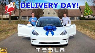 Taking Delivery of My 2020 TESLA MODEL 3 on Christmas!! (Complete Order to Delivery Process)