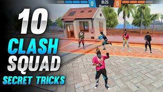 TOP 10 CLASH SQUAD SECRET PLACES IN FREE FIRE | CLASH SQUAD TRICKS TO REACH GRANDMASTER EASILY