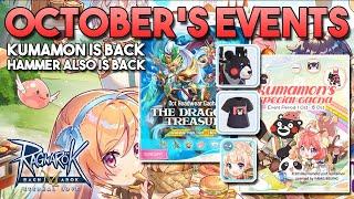 NEW EVENTS IN OCTOBER, KUMAMON GACHA IS BACK! - RAGNAROK MOBILE