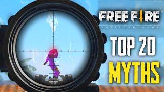 Top 20 Mythbusters in FREEFIRE Battleground | FREEFIRE Myths #168