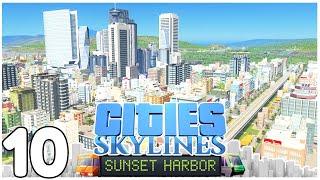 Cities Skylines Sunset Harbor - TEUERSTES ZENTRUM mit Modern JAPAN  #10