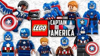 Top 10 LEGO Captain America Minifigures (Every Suit EVER Made) 2012-2021