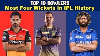 Top 10 Bowlers With Most Four Wickets In IPL History