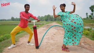 Must Watch New Funny Video 2021 Top New Comedy Video 2021 Try To Not Laugh Episode 202 By@MY FAMILY