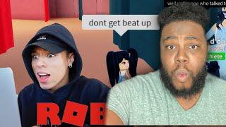 ‪10 YEAR OLD ON ROBLOX TRAUMATIZED ME - LARRAY | REACTION ‬