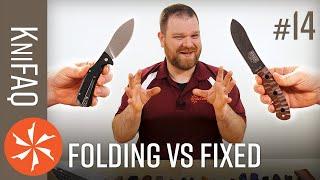 KnifeCenter FAQ #14: Folding Vs Fixed Blades? How To Sharpen Recurves, Best Knives for Arthritis