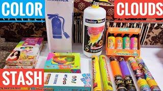 Top 5 gadgets of Holi | Holi stash 2020 | Colour clouds | Mini colour clouds | Colour spray.