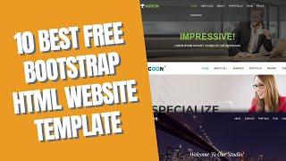 Top 10 Best Free Bootstrap HTML Website Templates 2021 |  Wpshopmart