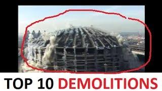 TOP 10 HUGE DEMOLITIONS of buildings |  HOW blow up building?