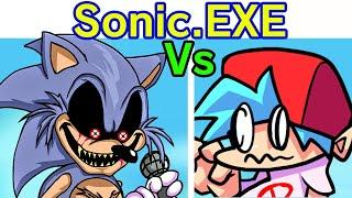 Friday Night Funkin' VS SONIC.EXE FULL WEEK + Cutscenes (All Secret Codes/Endings)(FNF Mod) Scary