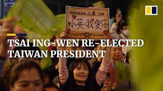 Tsai Ing-wen wins her second term as Taiwan’s president with most ever votes