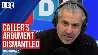 Maajid Nawaz dismantles caller's claims: "We're importing problems we didn't used to have" | LBC