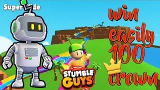 Complete 100 Crown In Stumble Guys | JACKPOT GAMING