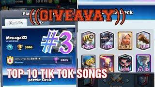 TOP 10 TIK TOK POPULAR SONGS AND NAME... BY THE WAY THERE IS GIVEAWAY 