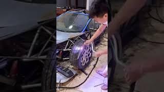 This Guy Build A Bugatti Chiron At Home and Its Awesome #shorts