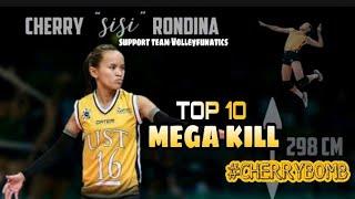 CHERRY `` SISI" RONDINA'S BEST IN VOLLEYBALL HISTORY |  TOP 10 POWERFUL ATTACKS | #CHERRYBOMB 