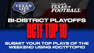 TOP 10 Texas High School Football Plays of the Week: Bi-District Playoffs Presented by Body Armor