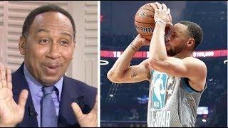 FIRST TAKE | Stephen A 'TOP 10 ALL-TIME' Steph Curry is a threat at moment he steps over half court