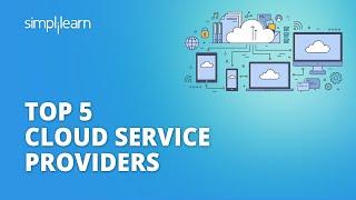 Top 5 Cloud Service Providers | Popular Cloud Service Providers | #Shorts | Simplilearn