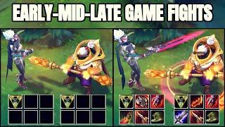FIORA vs JAX EARLY-MID-LATE GAME FIGHTS & Best Moments!