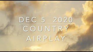 Billboard Top 60 Country Airplay Chart (Dec 5 2020)