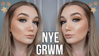 0-100 Full Glam GRWM for NYE - Skin Prep, Hair, Outfit & Makeup