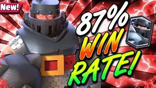 87% WIN RATE!! #1 NEW MEGA KNIGHT DECK DOMINATES IN CLASH ROYALE!!