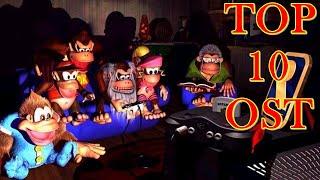 TOP 10 SONGS  DONKEY KONG COUNTRY 1, 2 E 3 SUPER NINTENDO SOUNDTRACK SNES