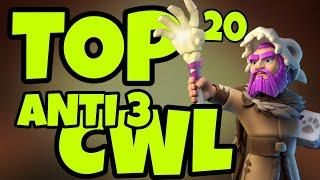 NEW TOP 20 TH13 ANTI 3 CWL WAR BASES WITH LINK | ANTI AIR | ANTI YETI | ANTI 3 |