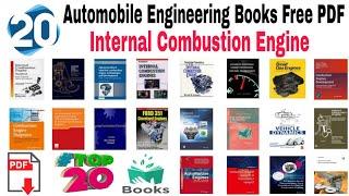 20 Automobile Engineering Books Free PDF | Internal Combustion Engine Books PDF