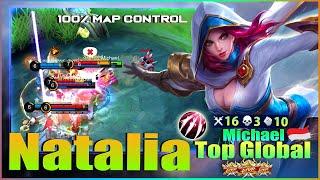 Natalia Full Map Control! Top Global Natalia Gameplay By Michael ~ Mobile Legends