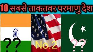 10 सबसे ताकतवर परमाणु देश /Top-10 NUCLEAR POWER country in the world (2020) in Hindi