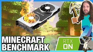 Minecraft RTX GPU Benchmark & DLSS On vs. Off Comparison: Significant Improvement