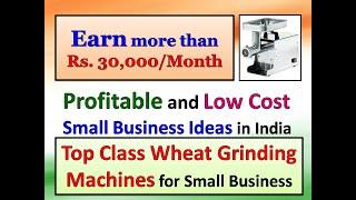 Latest High Profit Low Cost Business Ideas | Top 3 Wheat Grinder Machine for Small Scale Business