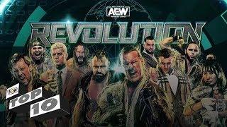 Top 10 AEW Revolution Moments