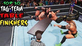 WWE 2K20 Top 10 Table Tag-Team Finishers!