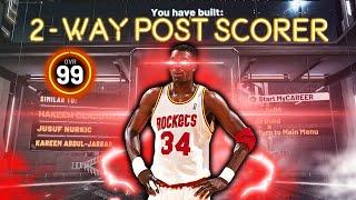 NEW BEST CENTER BUILD IN NBA 2K20 - HAKEEM OLAJUWON BUILD IS A 99 OVERALL BEAST