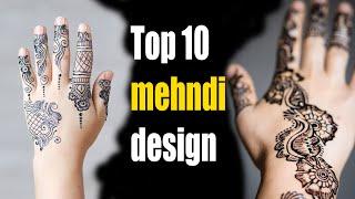 Top 10 Mehndi Design for Hand 2020 || Zee Media.pk
