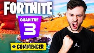 Je découvre le Chapitre 3 de Fortnite ! (TOP 1, Map, Pass de Combat)