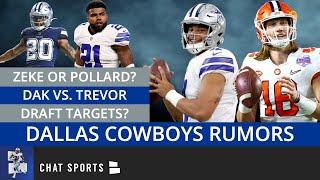 Cowboys Rumors: Trade Dak for Trevor Lawrence? Bench Zeke For Tony Pollard? + Jerry On Ben DiNucci