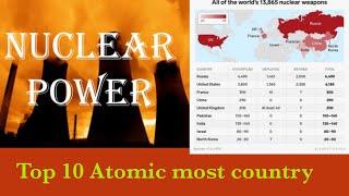 Top 10 most Atomic Powerful country in the world 2020 in hindi||दुनिया के सबसे शक्तिशाली परमाणु देश