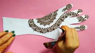 Easy and Simple Mehndi Design for Hands ! Aashu mehndi art ! (nepal 2077 )