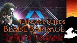 Infinite knives and Dodges FUN - 10 Best Hunter BLADE BARRAGE BUILDS - Destiny 2 Season Of Arrival