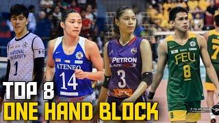 TOP 8 LEGENDARY One Hand Block | PH Volleyball 